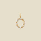 CZ Poppy Initial O Charm