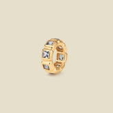 March Birthstone Spacer Charm