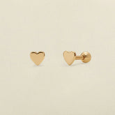 Heart Stud Earrings
