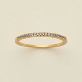 March Birthstone Stacking Ring