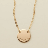 Mini Zola Disc Necklace