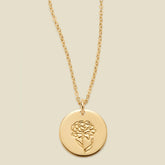 January Birth Flower Necklace