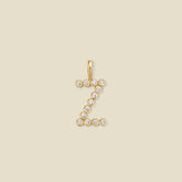 CZ Poppy Initial Z Charm