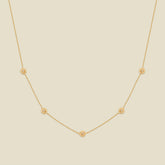 October CZ Birth Flower Station Necklace