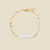 Baroque Pearl Bar Bracelet