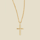 Rounded Cross Necklace