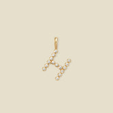 CZ Poppy Initial H Charm