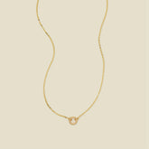 Flat Cable Charm Necklace