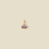 June Oval Birthstone Charm