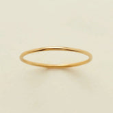 14k Round Stacking Ring