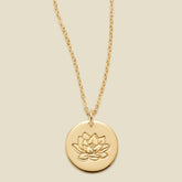July Birth Flower Necklace