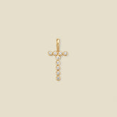 CZ Poppy Initial T Charm