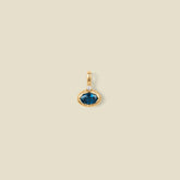September Oval Birthstone Charm
