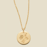 November Birth Flower Necklace