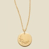 March Birth Flower Necklace