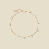 Dew Drop Floating Anklet