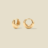 Gloss Huggie Hoop Earrings | Final Sale
