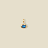 December Oval Birthstone Charm