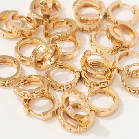 Taurus Huggie Hoop Earrings | Final Sale