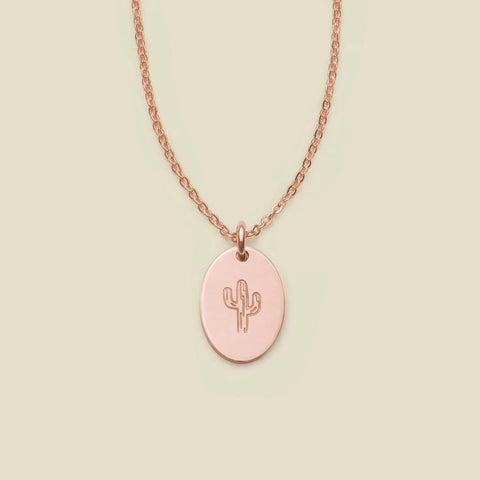 Mini Oval Necklace