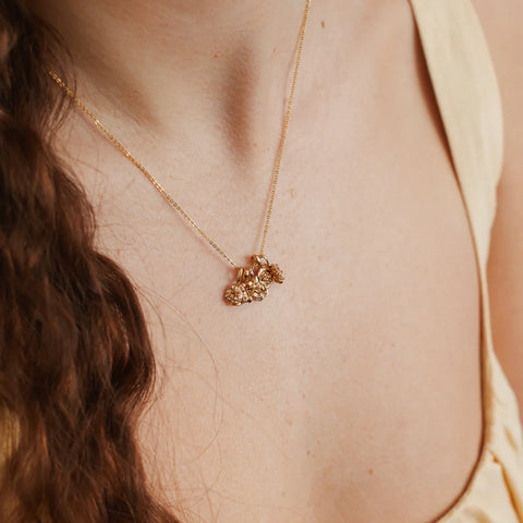 November Birth Flower Charm