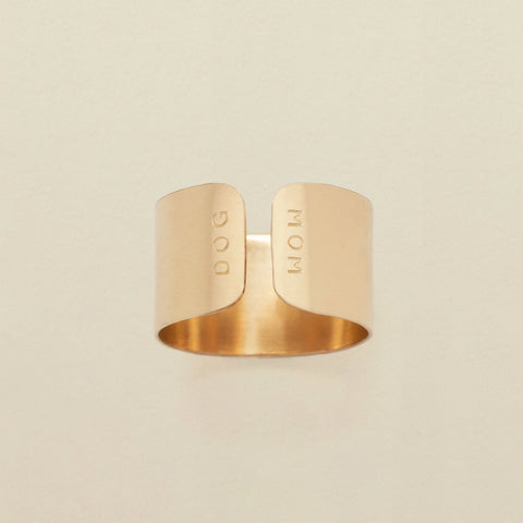 Custom Luster Cigar Band Ring