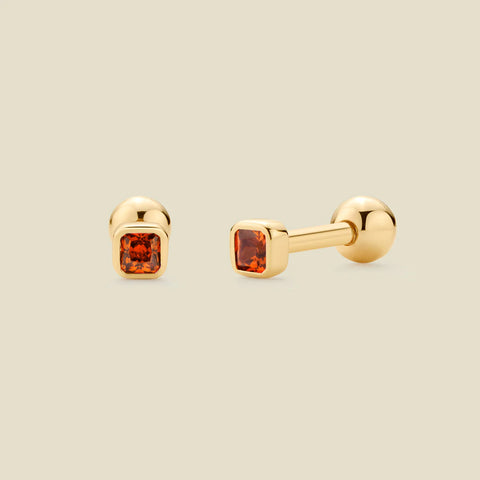 January Birthstone Stud Earrings | Final Sale
