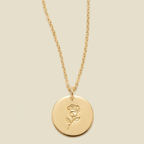June Birth Flower Necklace