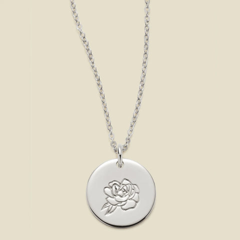 September Birth Flower Necklace
