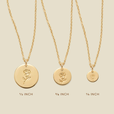June Birth Flower Necklace