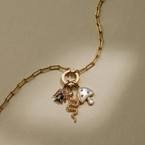 Spider Gemstone Charm | Final Sale