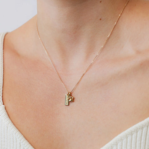 Paw Print Charm