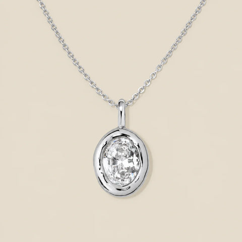 Tova Oval Charm Necklace