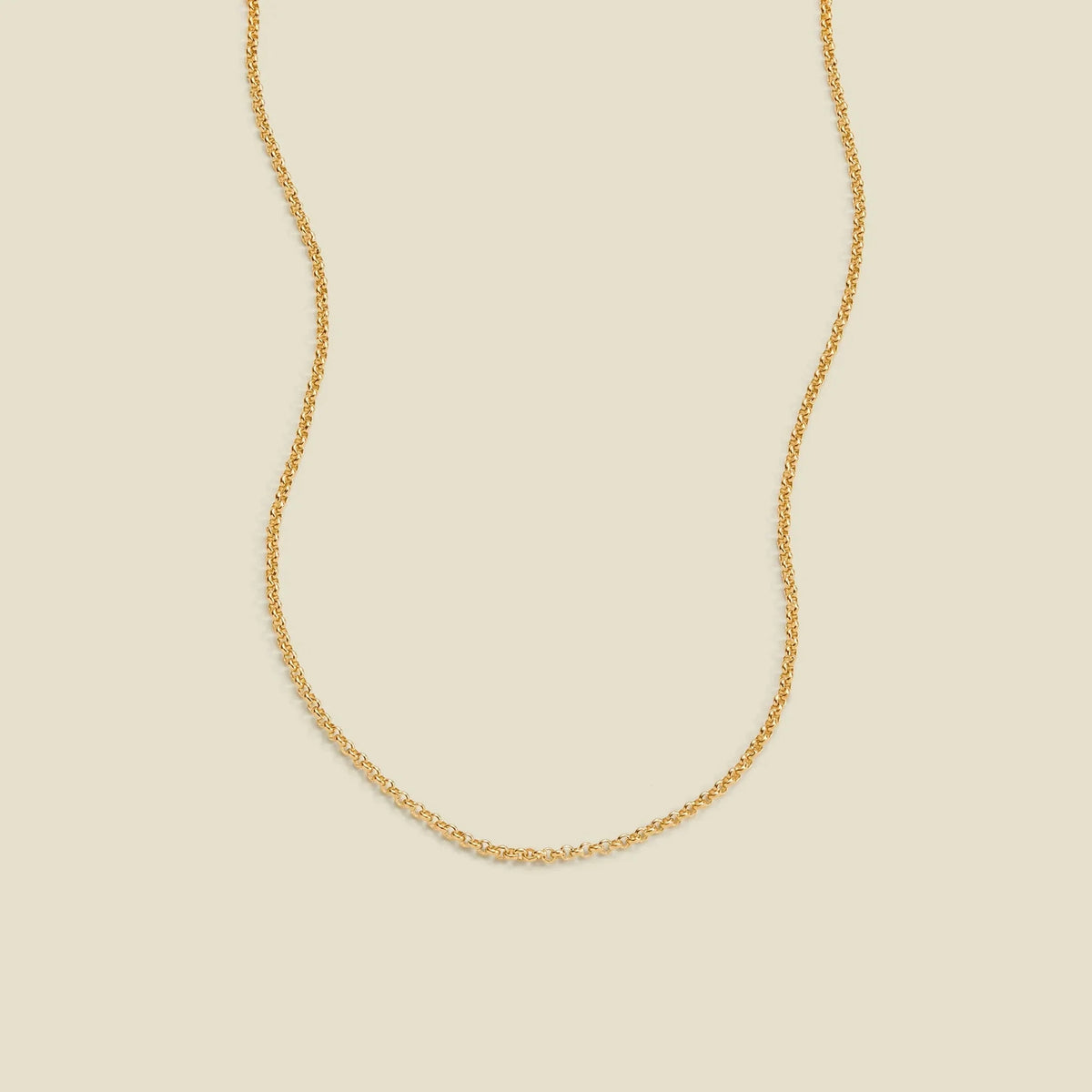 Rolo Charm Chain Necklace