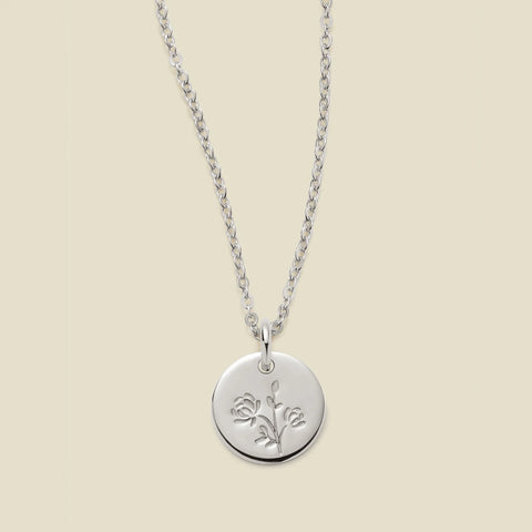 November Birth Flower Necklace
