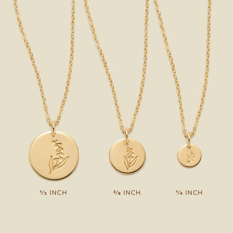 May Birth Flower Necklace