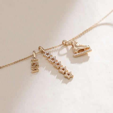 Vertical Star Charm