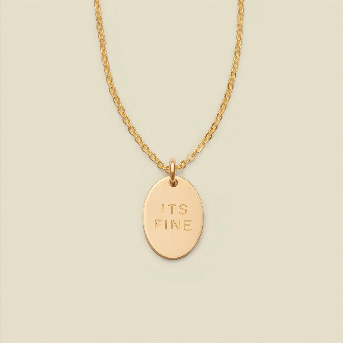 Mini Oval Necklace