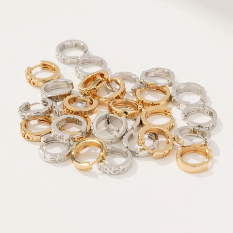 Leo Huggie Hoop Earrings | Final Sale