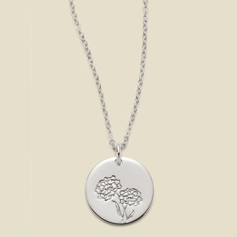 October Birth Flower Necklace