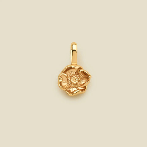 August Birth Flower Charm