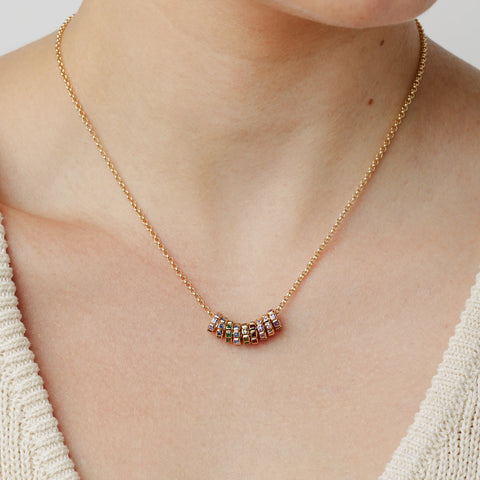 April Birthstone Spacer Charm