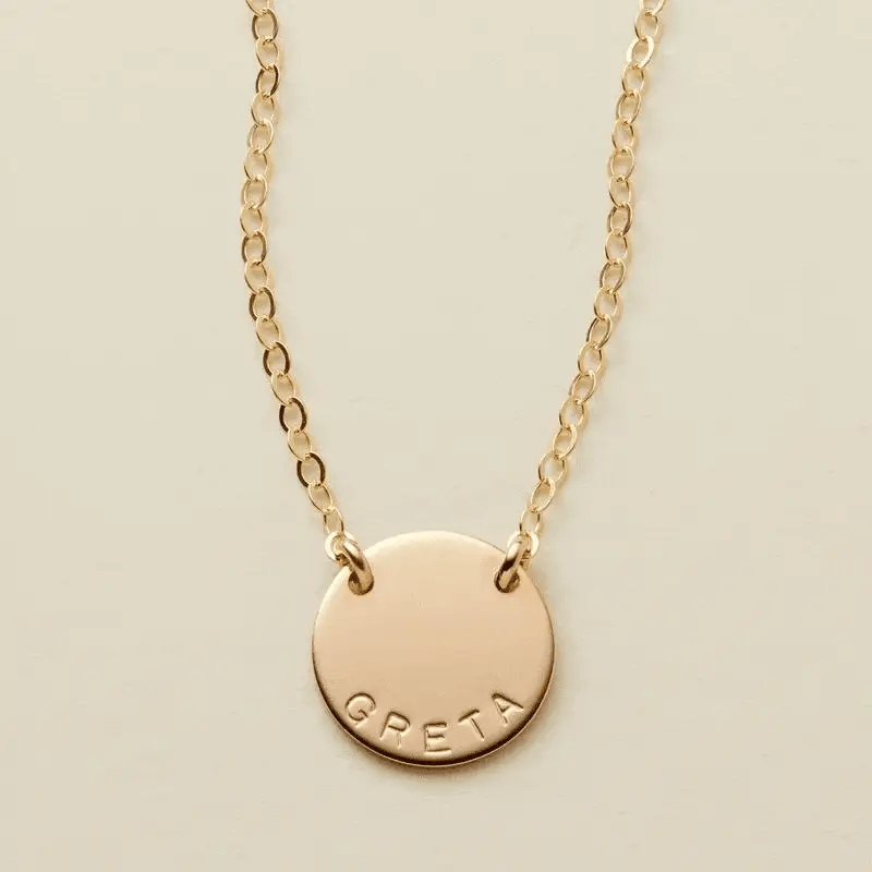 Mini Zola Disc Necklace