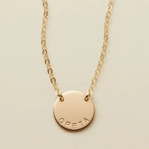 Mini Zola Disc Necklace