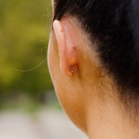 January Birthstone Stud Earrings | Final Sale