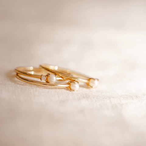 Petite Pearl Ring | Final Sale