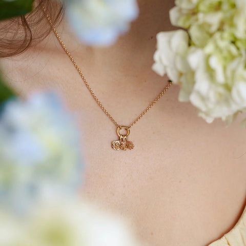 November Birth Flower Charm