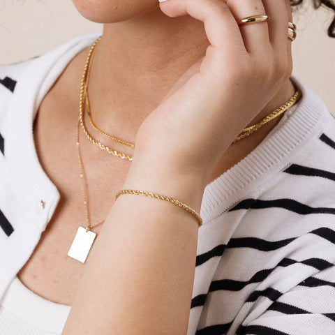 French Rope Chain Bracelet