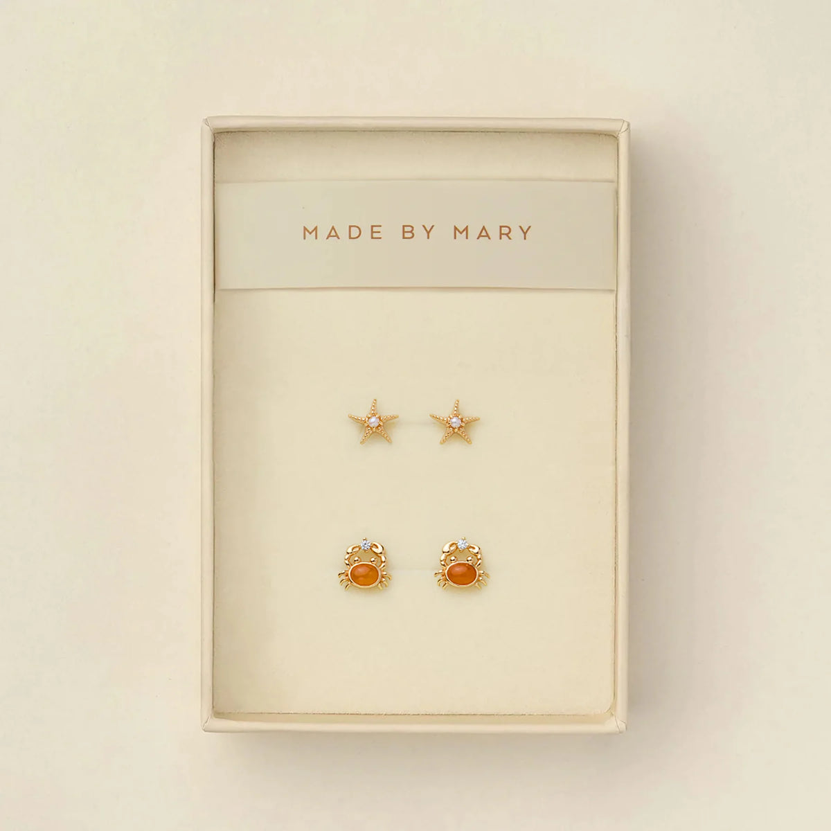 Low Tide Crab Stud Earrings Set