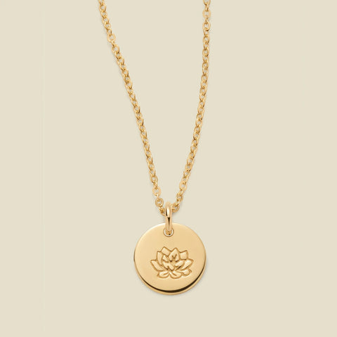 July Birth Flower Necklace